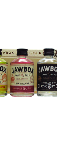Jaw Box - Miniature Gift Pack 3 x 5cl Gin