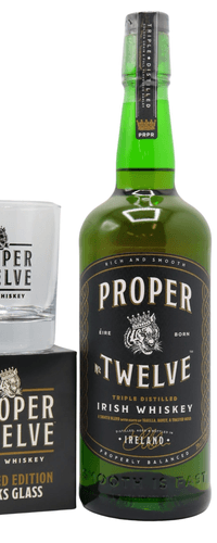 Proper - No. Twelve 12 Conor McGregor & Free Limited Edition Rocks Glass Irish Whiskey