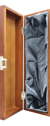 HTFW - Luxury Wooden Whisky Gift Box With Silk Lining