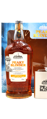 Peaky Blinders - Gift Pack - Hip Flask & Irish Whiskey