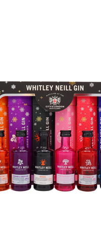 Whitley Neill - Christmas Cracker Selection 6 x 5cl Gin