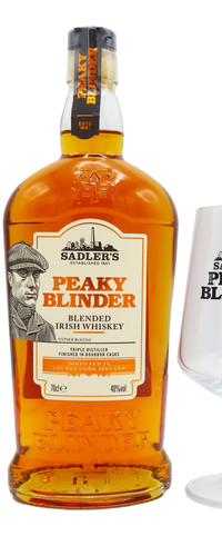 Peaky Blinders - Glass & Irish Whiskey