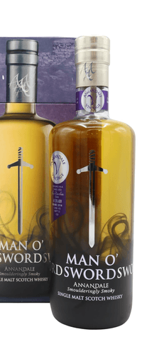 Annandale - Rare Vintage Man O' Sword - Bourbon Cask #102 2014 Whisky