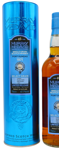 Port Dundas - Murray McDavid - Select Grain Single Cask #14001 1971 46 year old Whisky