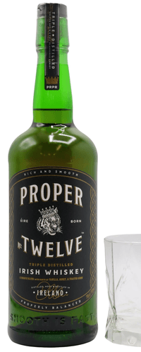 Proper - No. Twelve 12 & Free Glass Tumbler Irish Whiskey