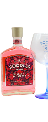 Boodles - Copa Glass & Strawberry & Rhubarb Gin