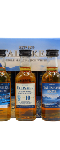 Talisker - Made By The Sea Miniature Gift Pack 3 x 5cl Whisky