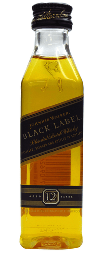 Johnnie Walker - Black Label Blended Scotch Miniature 12 year old Whisky