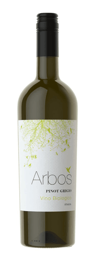 Arbos Pinot Grigio, Organic, Castellani. Sicily, Italy 2019