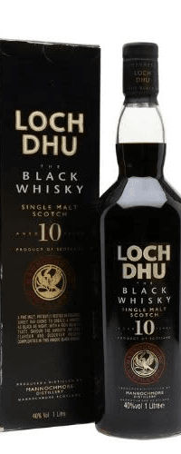 Loch Dhu 10 year old Black Whisky