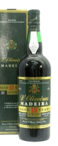 Madeira Wine D'Oliveiras Medium Dry 15 Years Old
