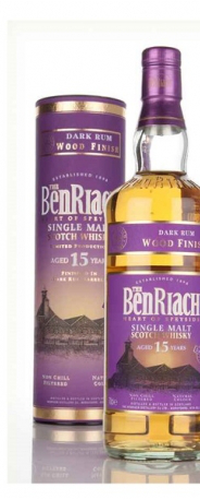 Whisky Malte Benriach 15 Years Old Dark Rum Finish