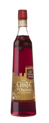 Sour Cherry Liqueur Vila of Rainhas With Fruit 70 CL