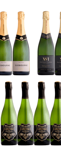 Twelve English Sparkling Wines with FREE Shipping
