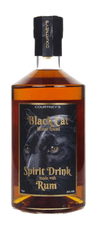 Courtneys Black Cat Honey Spiced Rum 70cl