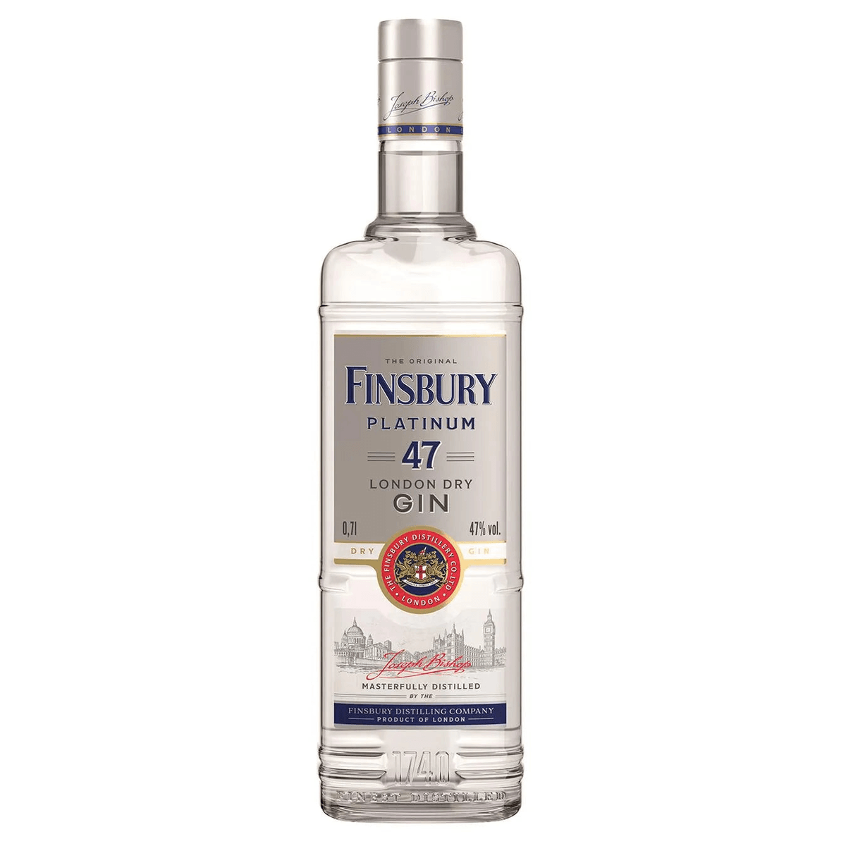 Finsbury Platinum 47 London Gin Dry Vol. Winebuyers 0,7L 47% 