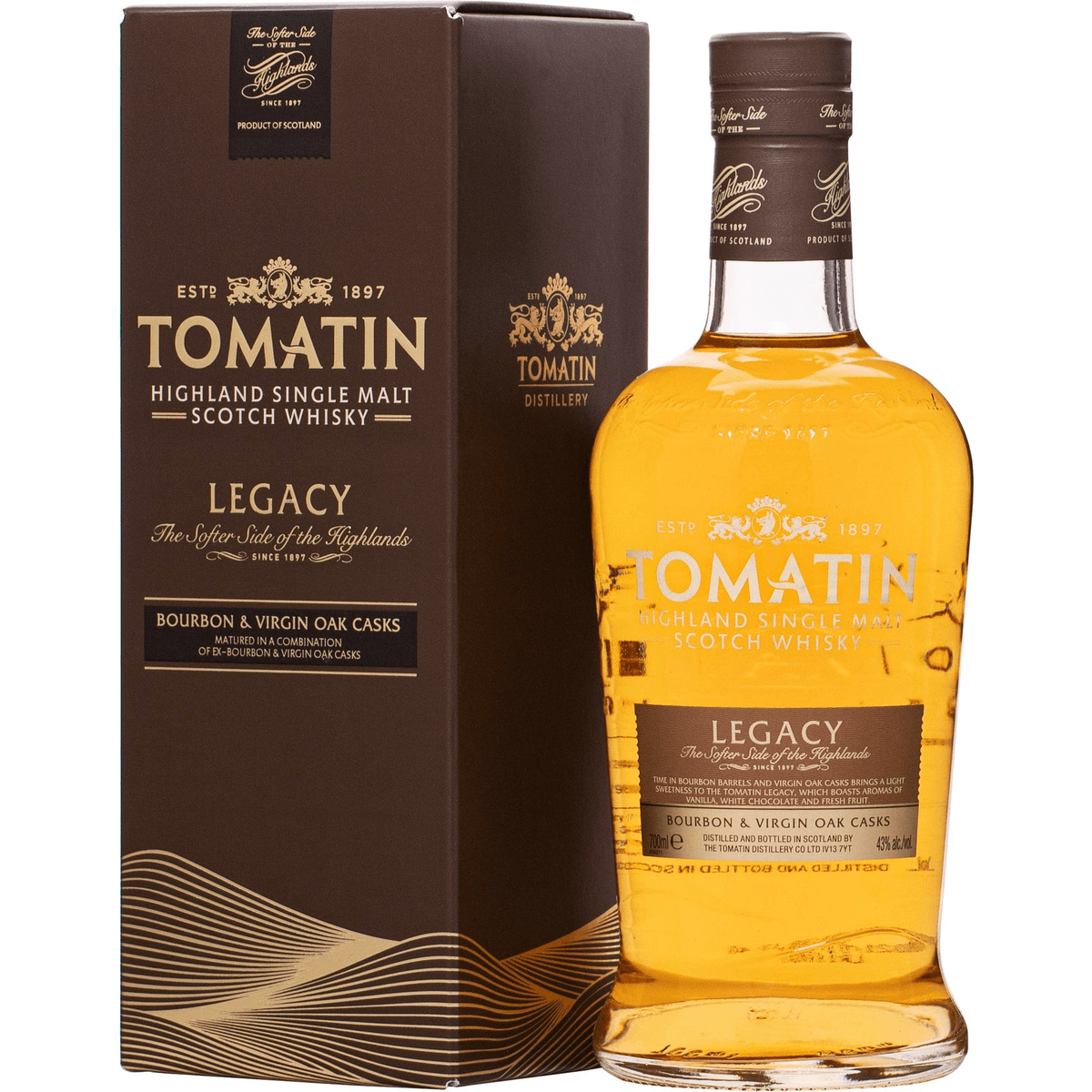 Tomatin Legacy Winebuyers | 43% Whisky Giftbox 0,7L Vol. Scotch In Single Highland Malt