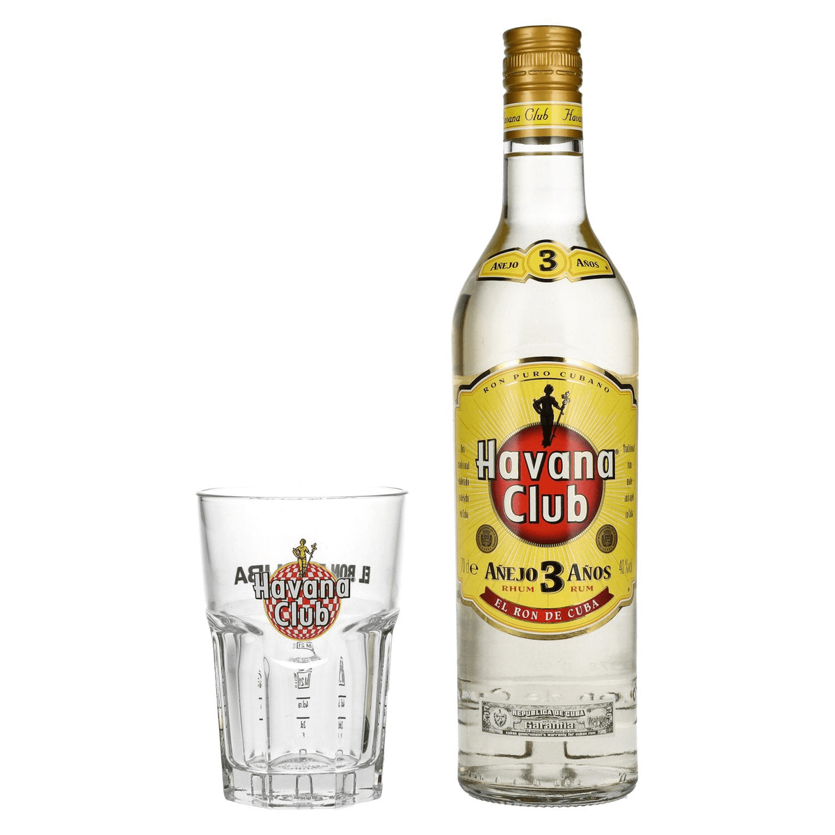 Havana Club Añejo Rum Winebuyers With Vol. | 0,7L 40% Glass 3 Años
