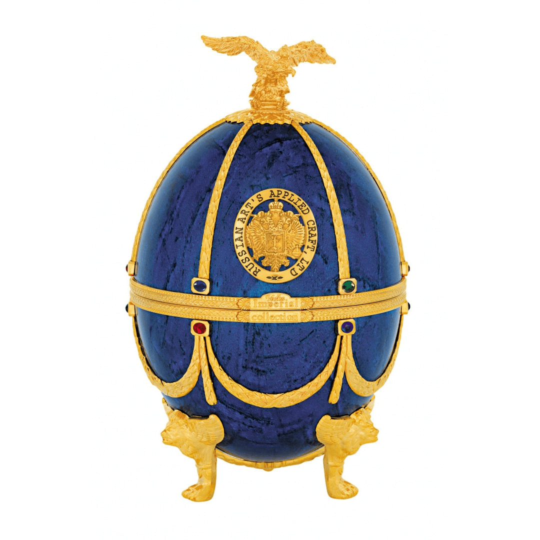Imperial Collection Vodka Fabergé Egg Turquoise Metallic 40