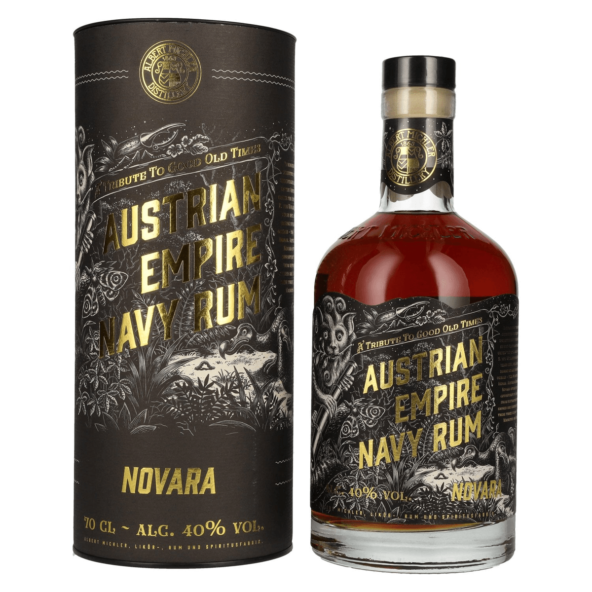 AUSTRIAN EMPIRE NAVY RUM 40% NOVARA ラム酒 AUSTRIAN EMPIRE NAVY RUM 40% NOVARA ラム酒