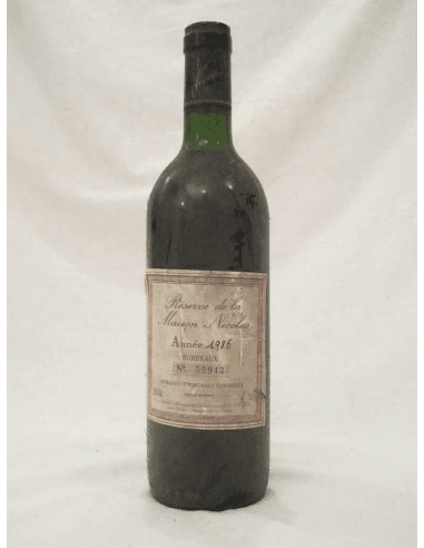 1986 - Bordeaux - Nicolas Réserve | Winebuyers