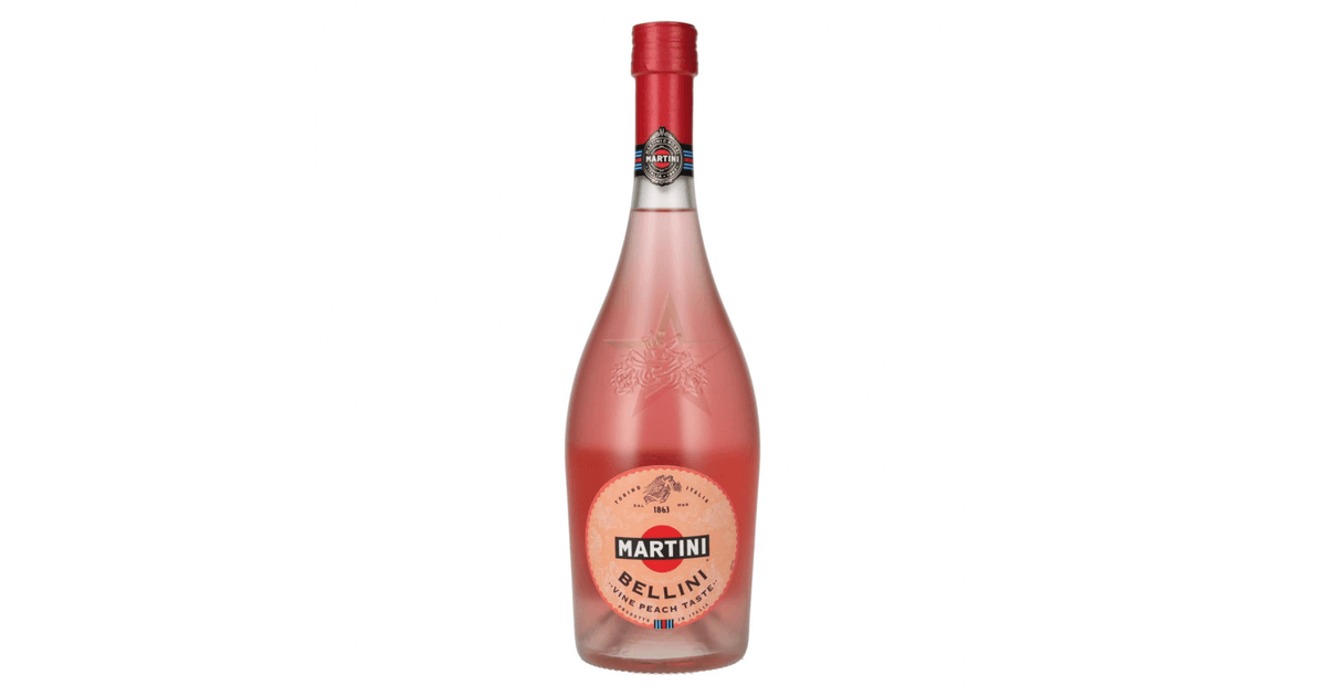 Martini Bellini  Martini, Wine bottle, Rosé wine bottle