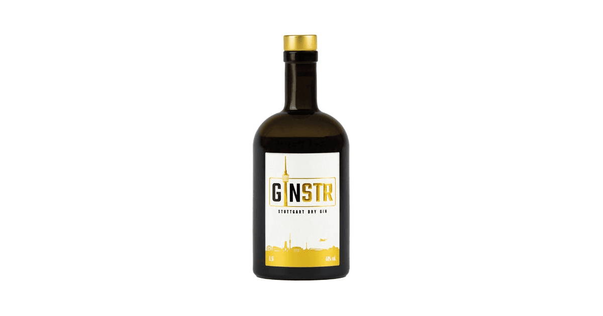 Ginstr Stuttgart Dry Gin 44% 0,5L Vol. Winebuyers 