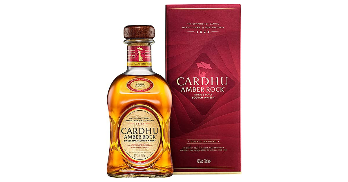 Acheter du Whisky Cardhu Amber Rock 70cl vendu en Etui sur notre