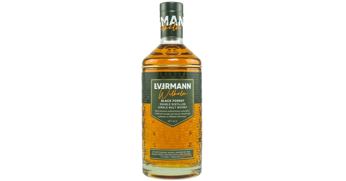 Alle Artikel sind im Angebot! Evermann Wilhelm Black Malt | Whisky 42% Vol. 0,7L Single Forest Winebuyers