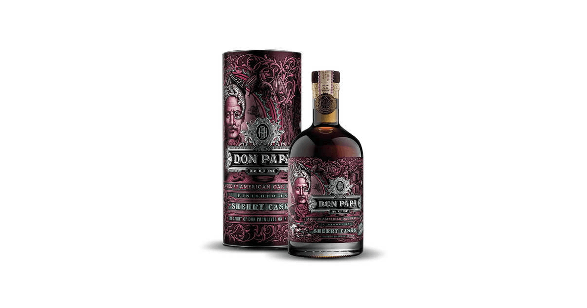 Don Papa Rum Giftbox Sherry 0,7L In 45% | Vol. Winebuyers Casks