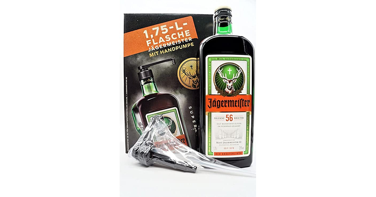 Coffret PartyPack - Liqueur Jägermeister 35,0% Vol. 175cl + 4