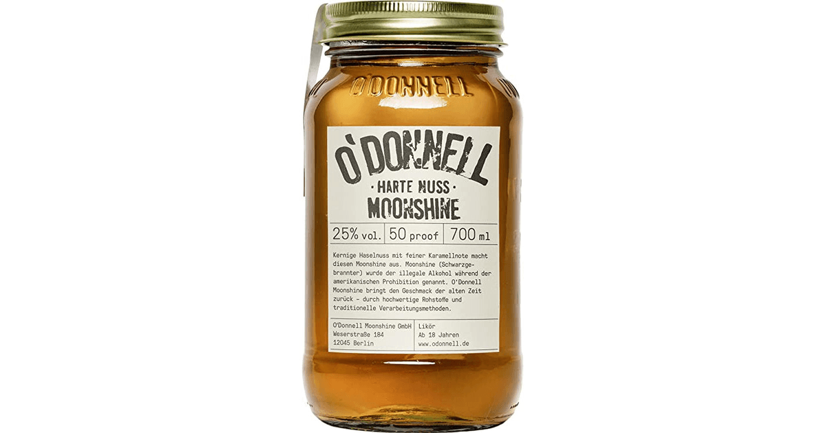 O'donnell Moonshine Harte Nuss Liqueur 25% Vol. 0,7L | Winebuyers